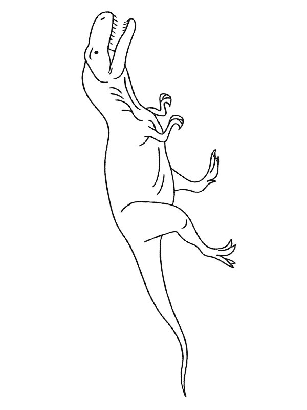 allosaure Coloriage allosaure Coloriage