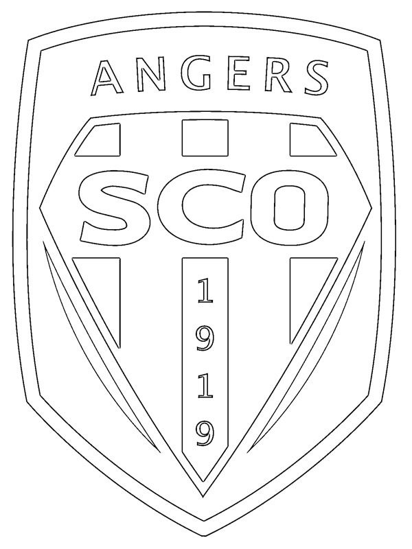Angers SCO Coloriage