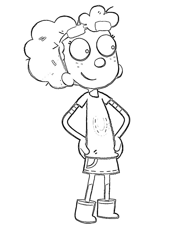 annie & pony Coloriage annie & pony Coloriage
