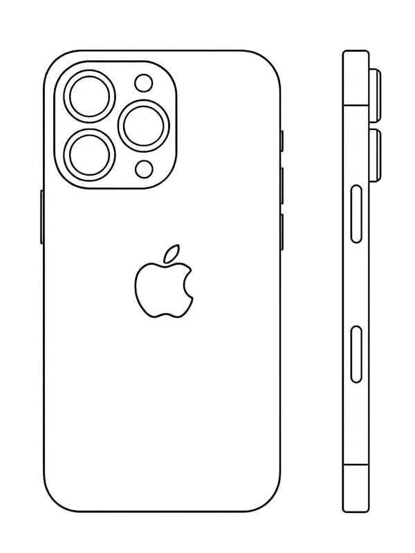 Apple iPhone 17 Coloriage Apple iPhone 17 Coloriage