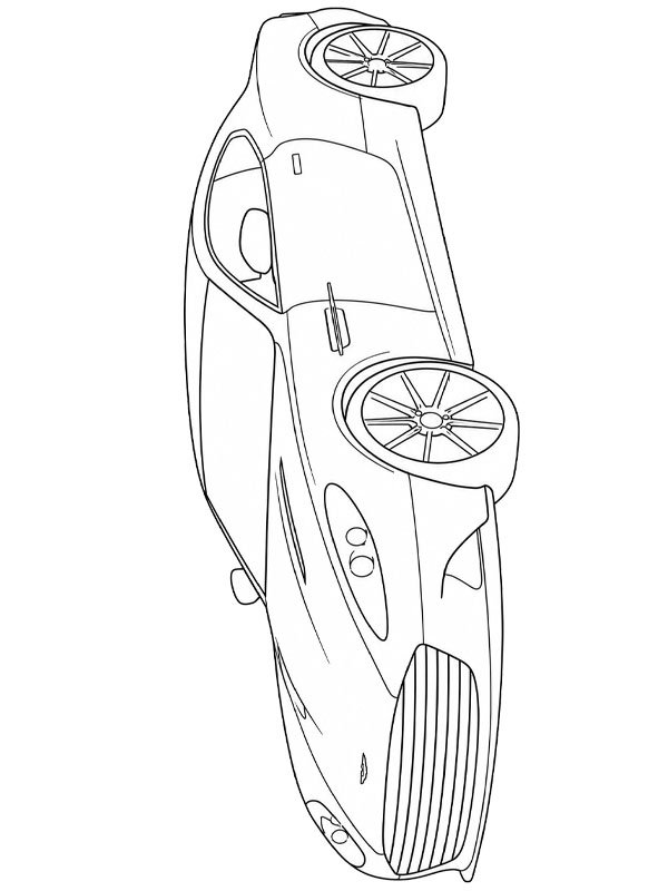 Aston Martin Vanquish Coloriage