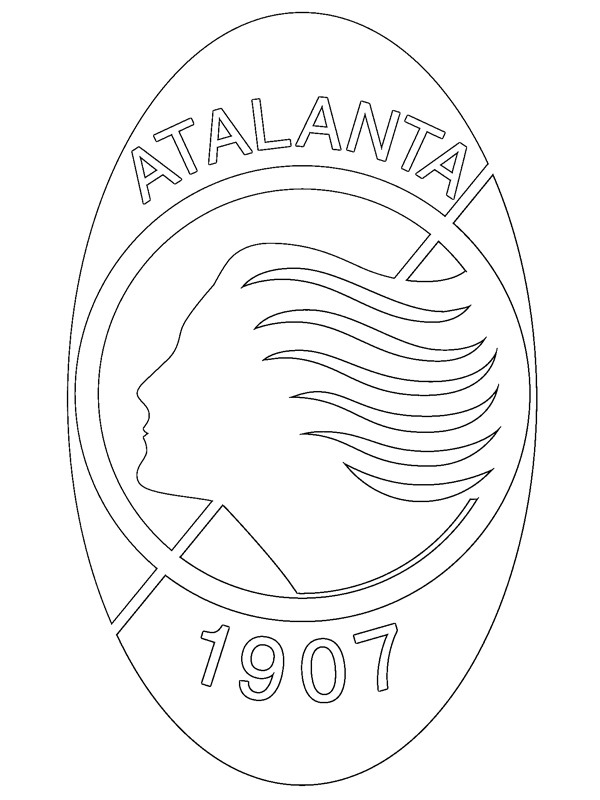 Atalanta Bergame Calcio Coloriage