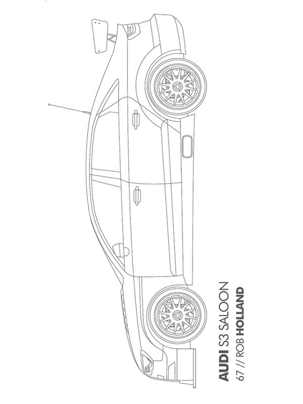 Audi A3 Coloriage Audi A3 Coloriage