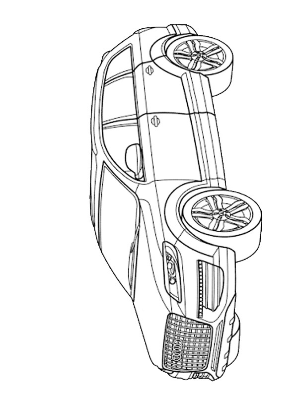 Audi Q7 Coloriage Audi Q7 Coloriage