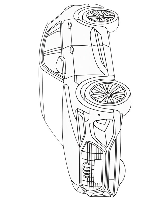 Audi Q8 Coloriage Audi Q8 Coloriage
