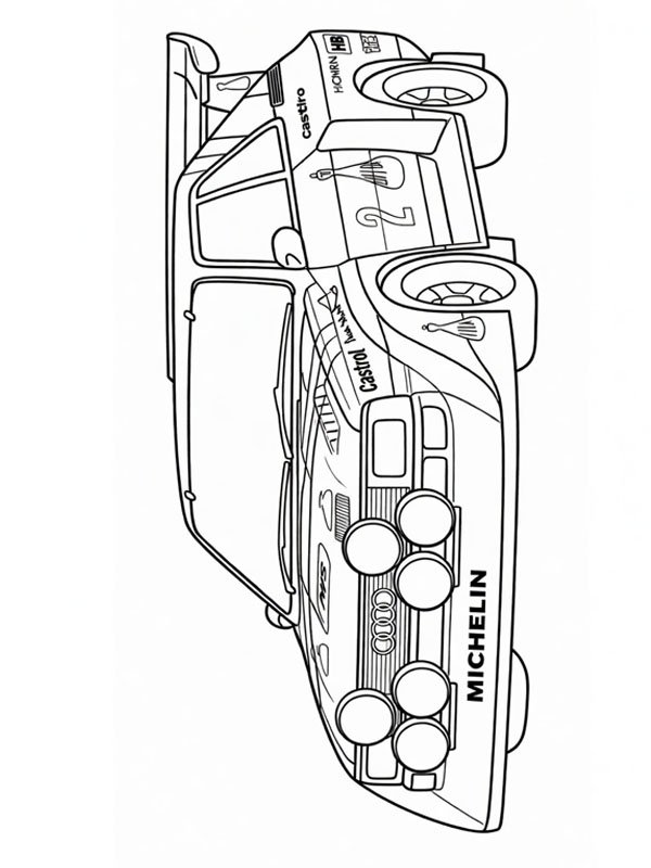 Audi Quattro S1 Coloriage Audi Quattro S1 Coloriage