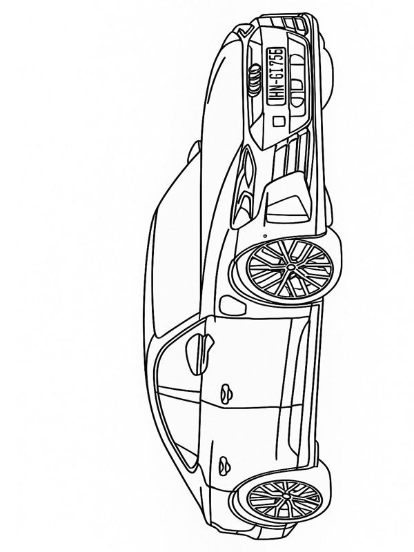 Audi S e-tron GT Coloriage Audi S e-tron GT Coloriage
