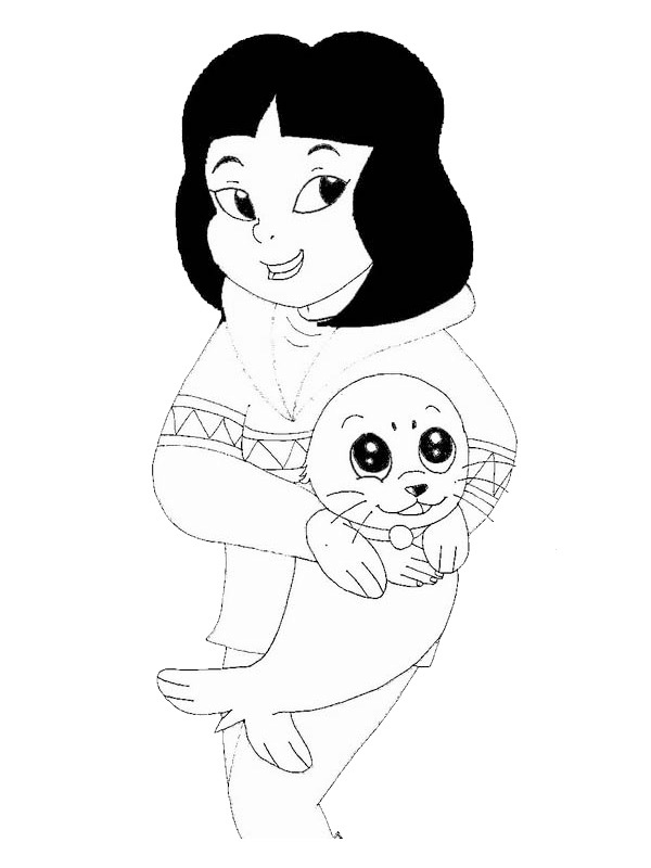 Aura et Bibifoc Coloriage Aura et Bibifoc Coloriage