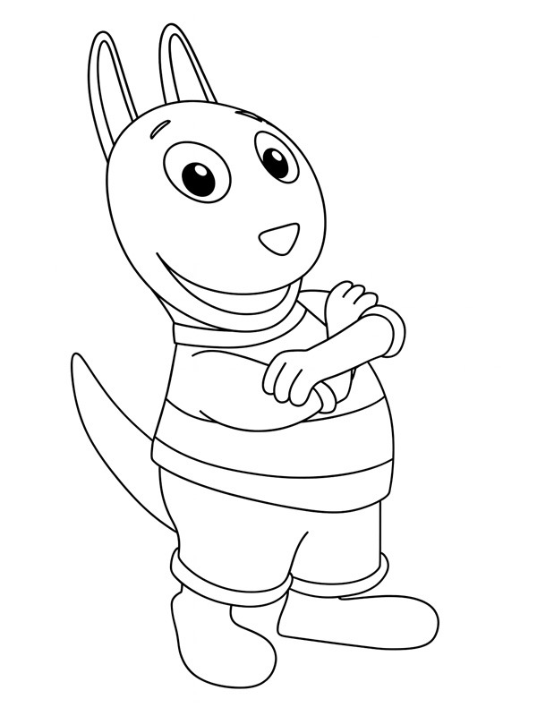 Austin (Les Mélodilous) Coloriage Austin (Les Mélodilous) Coloriage