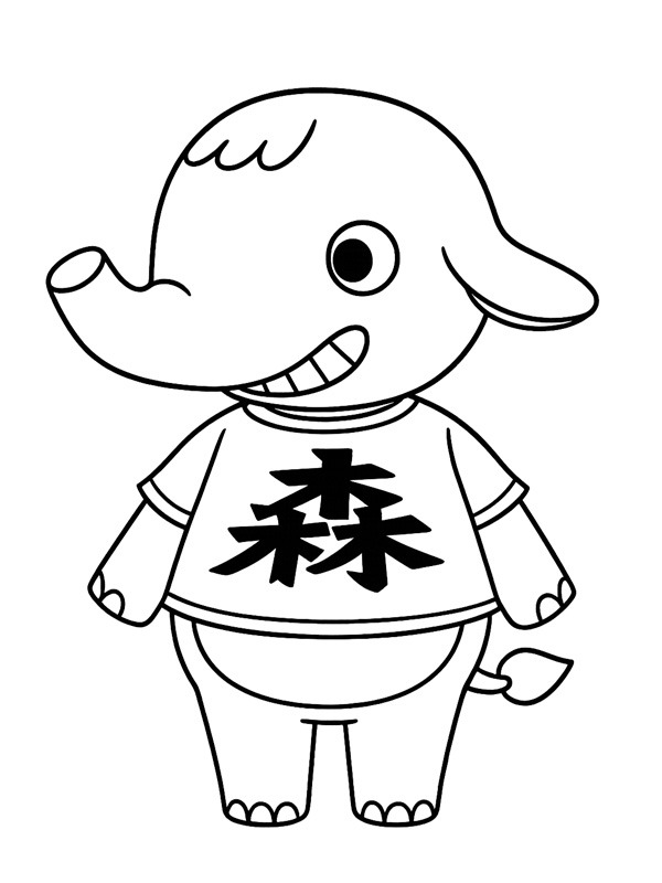 Axel (Animal crossing) Coloriage Axel (Animal crossing) Coloriage