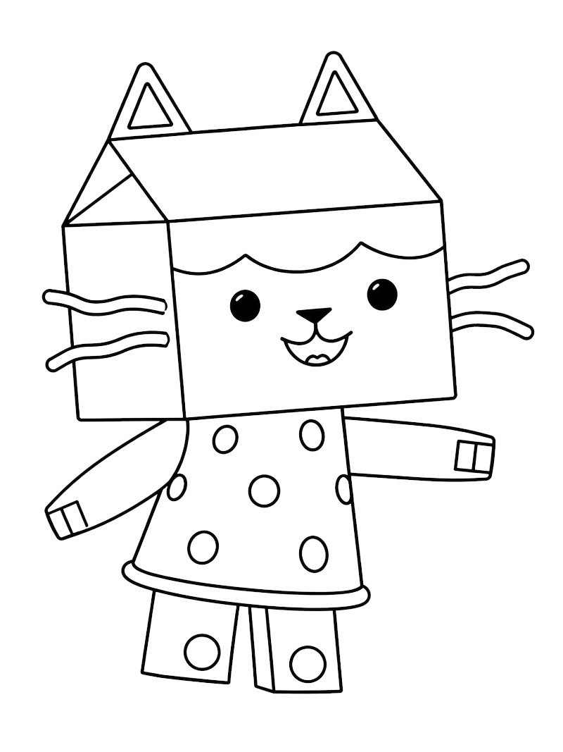 B&eacute;b&eacute; Boite (Gabby et la maison magique) Coloriage