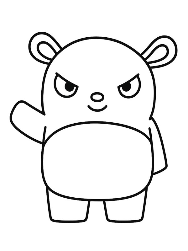 Baku (Sanrio) Coloriage Baku (Sanrio) Coloriage