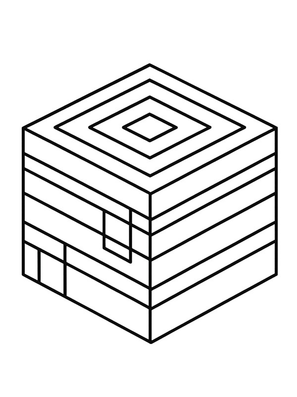 Ruche (Minecraft) Coloriage Ruche (Minecraft) Coloriage