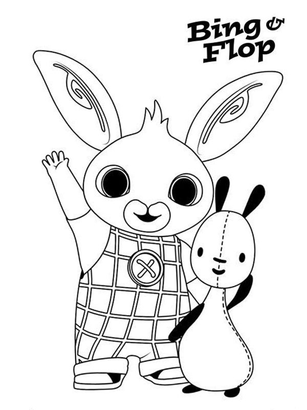 Bing et Flop Coloriage Bing et Flop Coloriage