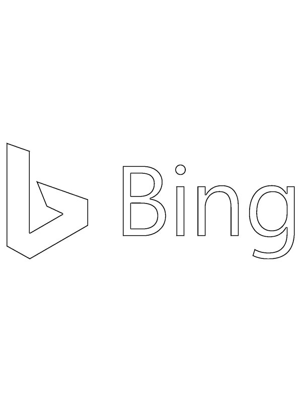 Logo Bing Coloriage