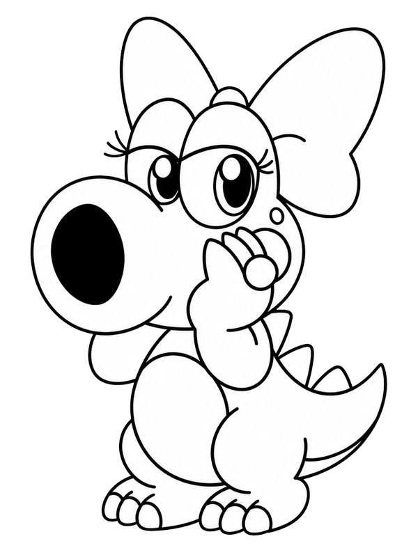 Birdo (Super Mario) Coloriage