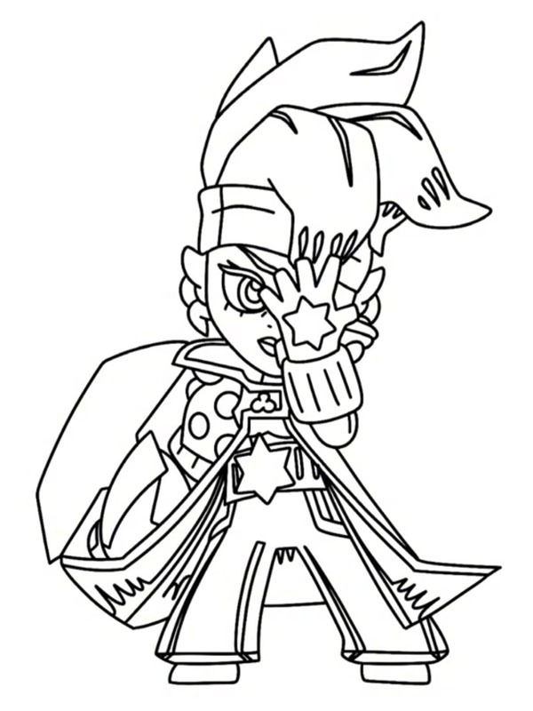 Bizarre Maisie Brawl Stars Coloriage Bizarre Maisie Brawl Stars Coloriage
