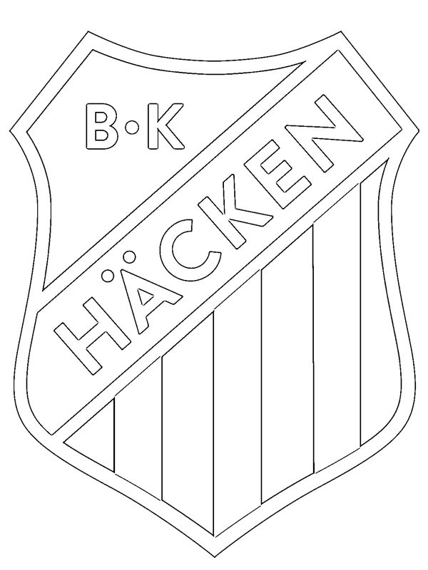 BK Häcken Coloriage BK Häcken Coloriage