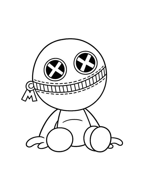 Blanky Blankz (Poppy Playtime) Coloriage Blanky Blankz (Poppy Playtime) Coloriage