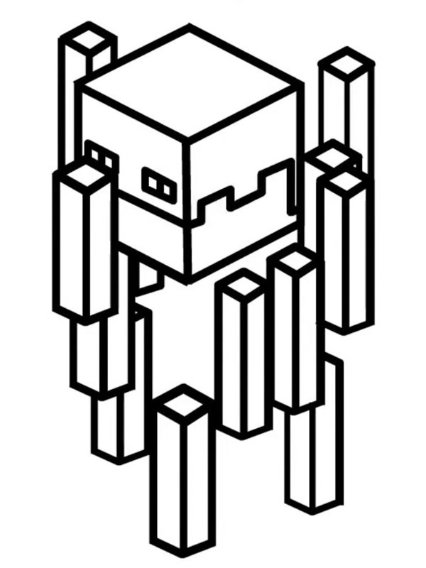 Blaze Minecraft Coloriage Blaze Minecraft Coloriage