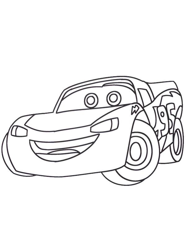 Flash McQueen Coloriage Flash McQueen Coloriage