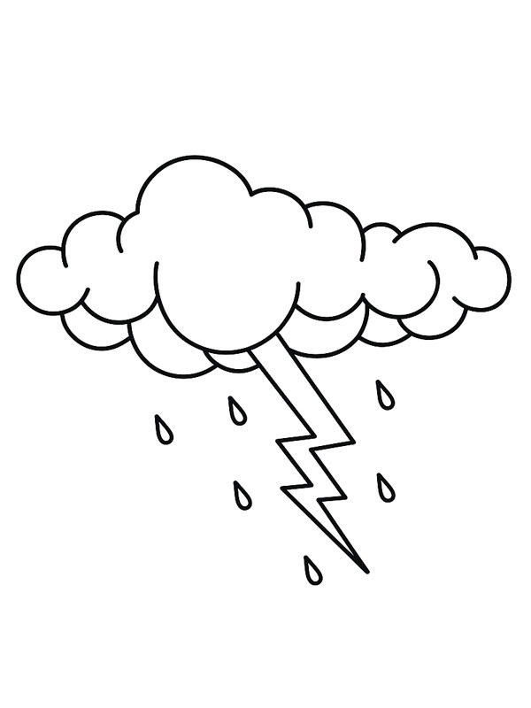 Éclair Coloriage Éclair Coloriage