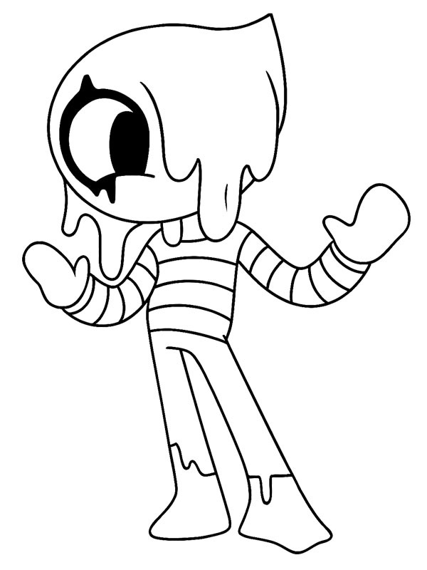 Blot Dandy's World Coloriage Blot Dandy's World Coloriage