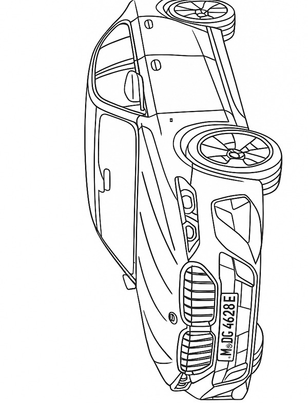 BMW i5 Coloriage BMW i5 Coloriage