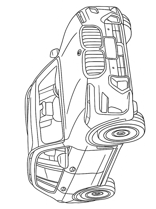 BMW X7 Coloriage BMW X7 Coloriage