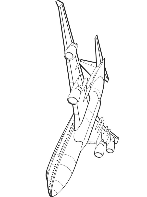 Boeing 747 Coloriage Boeing 747 Coloriage