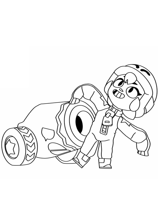 Bonnie Brawl Stars Coloriage Bonnie Brawl Stars Coloriage