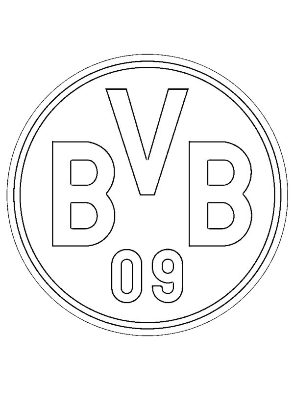 Borussia Dortmund Coloriage Borussia Dortmund Coloriage