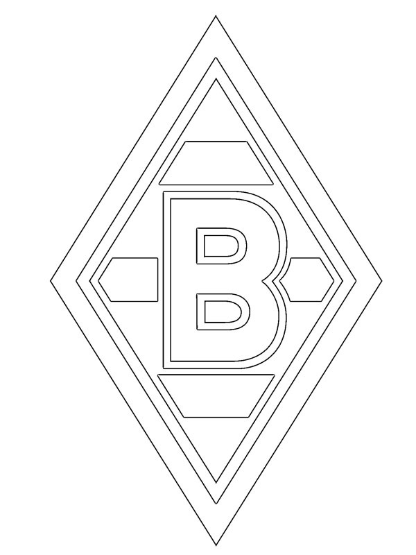Borussia Mönchengladbach Coloriage Borussia Mönchengladbach Coloriage