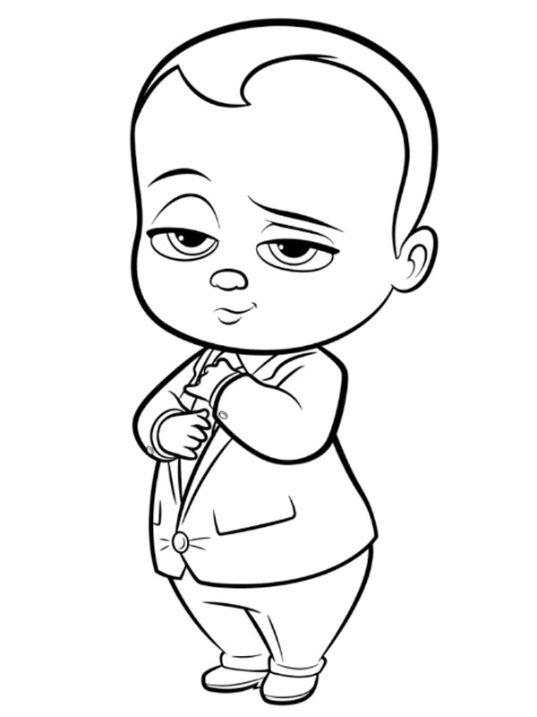 Baby Boss Coloriage Baby Boss Coloriage