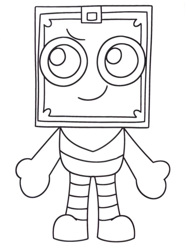 Boxten Dandy’s World Coloriage Boxten Dandy’s World Coloriage