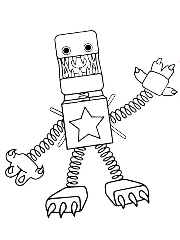 Boxy Boo Coloriage Boxy Boo Coloriage
