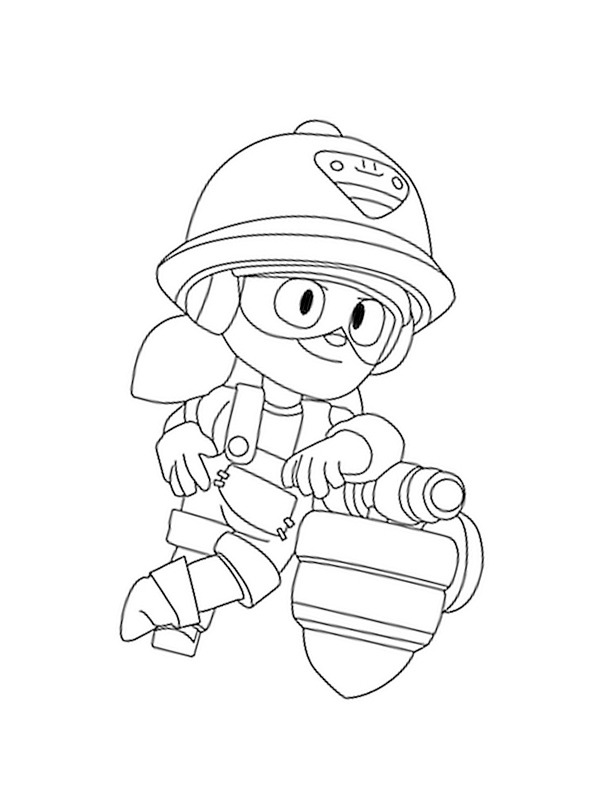 Brawl Stars Jacky Coloriage Brawl Stars Jacky Coloriage