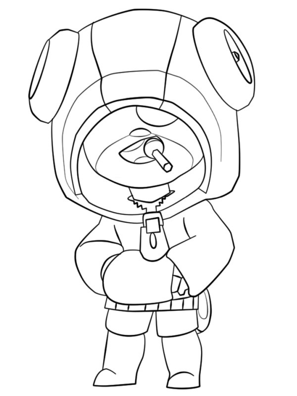 Brawl Stars Leon Coloriage Brawl Stars Leon Coloriage
