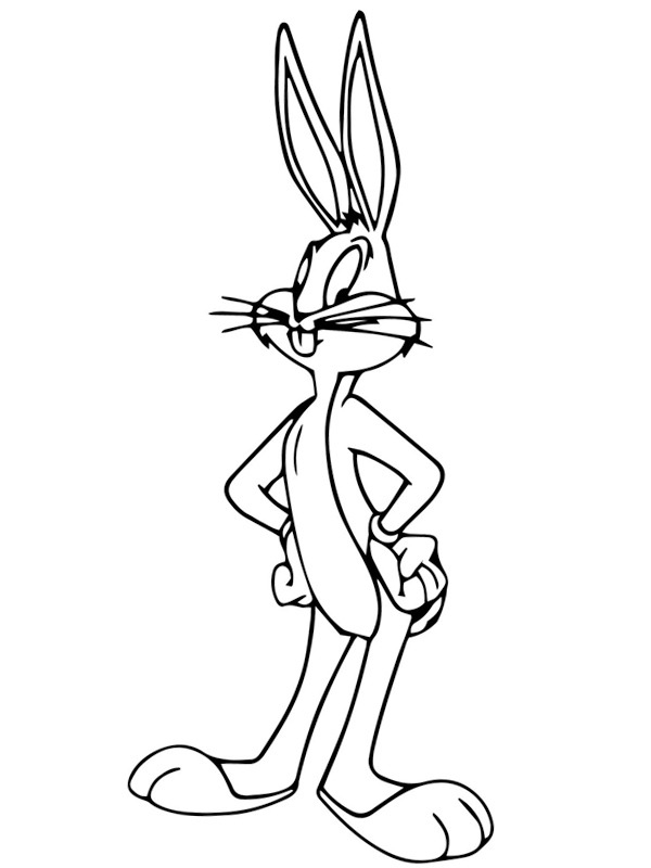 Bugs Bunny Coloriage Bugs Bunny Coloriage
