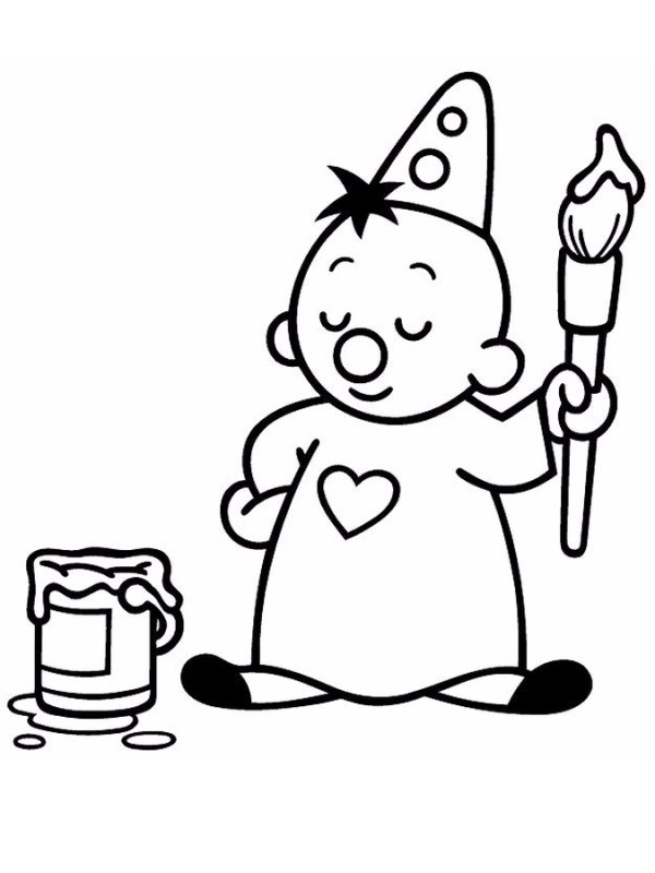 Bumba va peindre Coloriage Bumba va peindre Coloriage