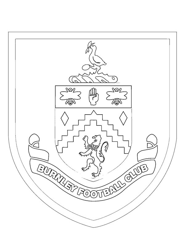Burnley FC Coloriage Burnley FC Coloriage