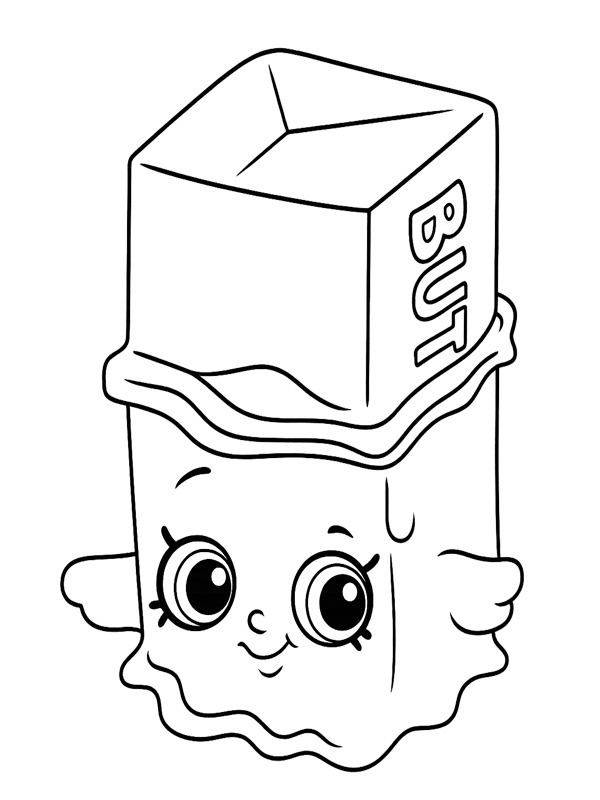 Buttercup Shopkins Coloriage Buttercup Shopkins Coloriage