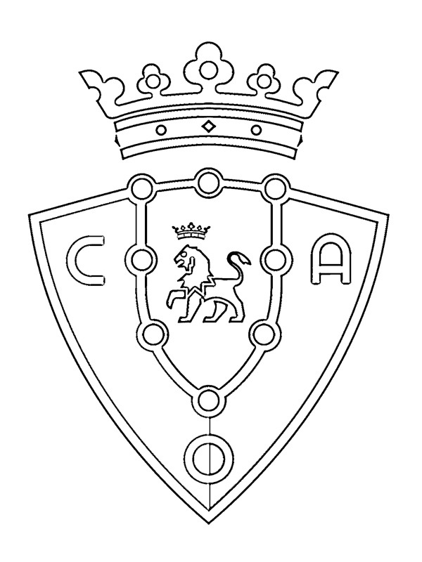 Club Atlético Osasuna Coloriage