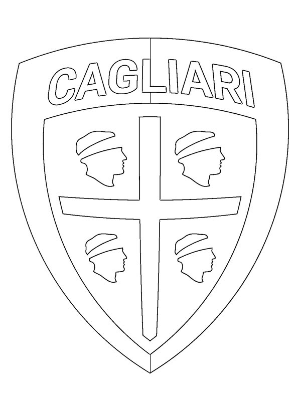 Cagliari Calcio Coloriage Cagliari Calcio Coloriage