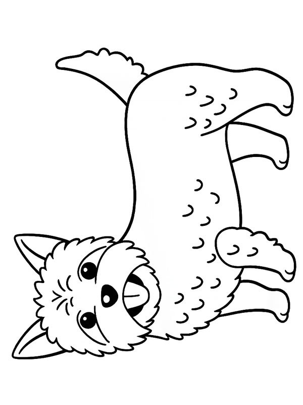 Cairn terrier Coloriage