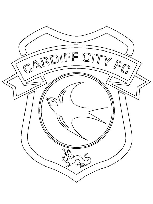 Cardiff City Coloriage Cardiff City Coloriage
