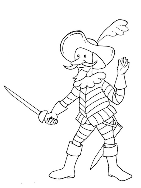 carnaval pirate Coloriage