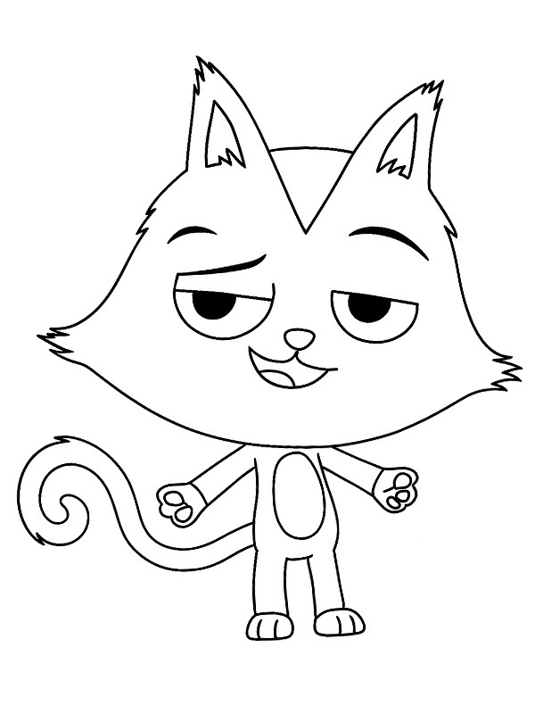 Sacha joyeux Coloriage Sacha joyeux Coloriage