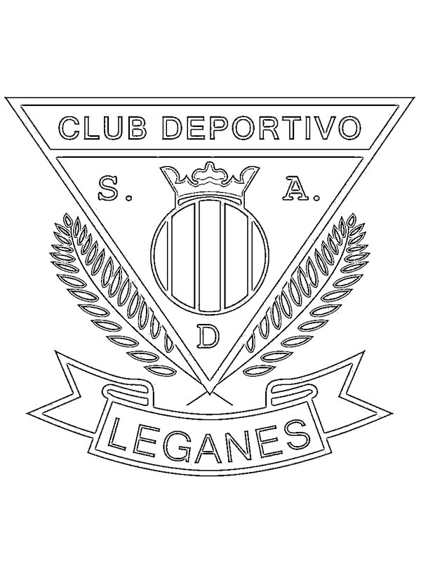 Club Deportivo Leganés Coloriage