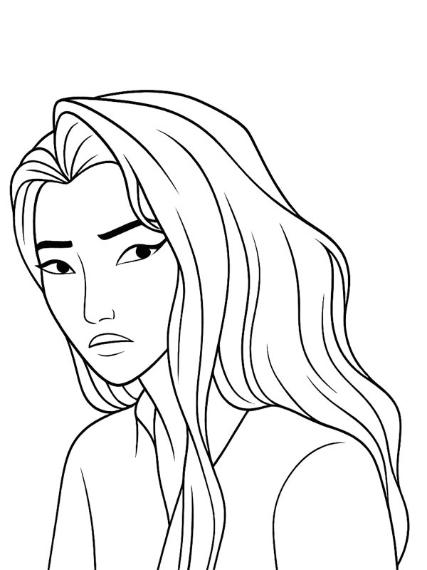 Céline (KPop Demon Hunters) Coloriage Céline (KPop Demon Hunters) Coloriage